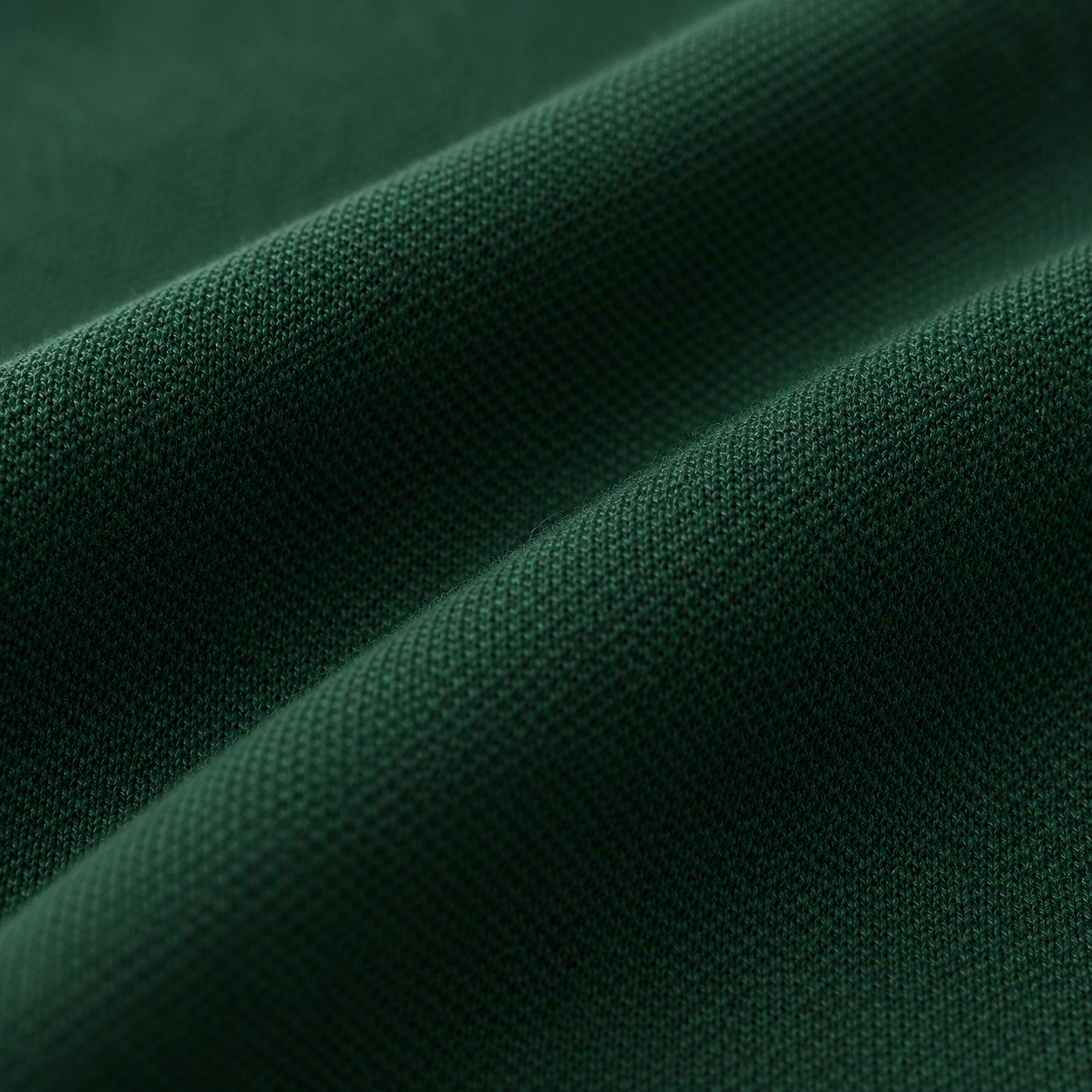 Premium Men's Bottle Green Polo T-Shirt with Tipped Collar | Half Sleeve