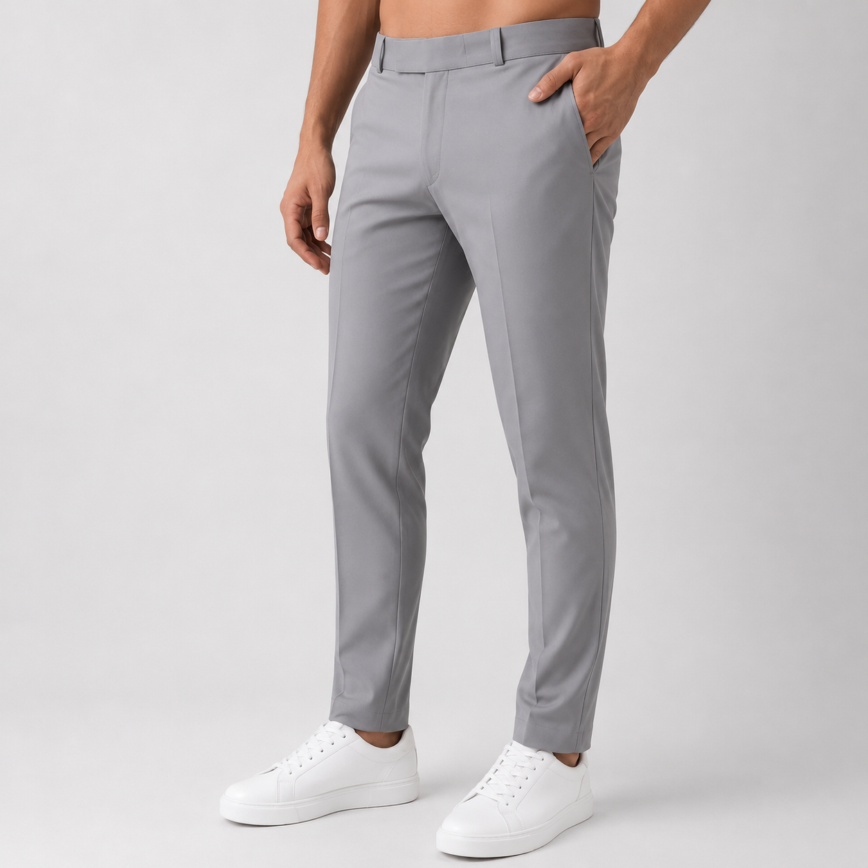 Men's Classic LIGHT PURPLE Slim Fit Trouser | Wrinkle Resistant | All Occasion Wear